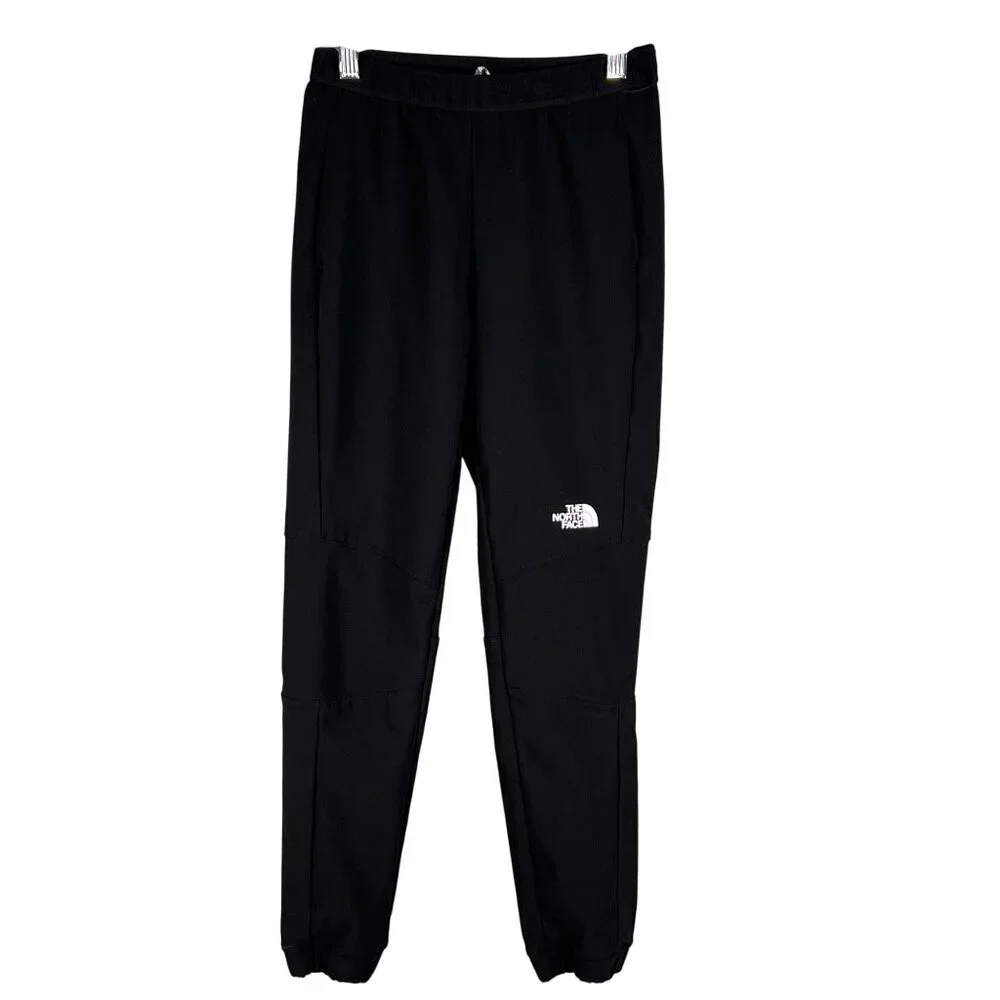 The North Face Girls Medium 10/12 Black  Jogger Sweatpants Pockets Branded Waist